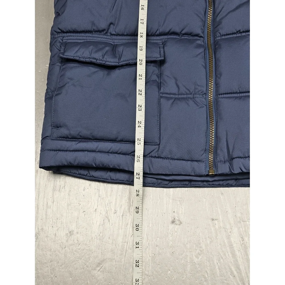 Mossimo Supply Co Puffer Vest Mens Small Green Blue Colorblock‎ Full Zip Quilted